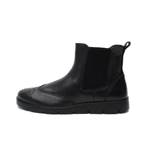 Ecco Short Chelsea Boots Women's Black