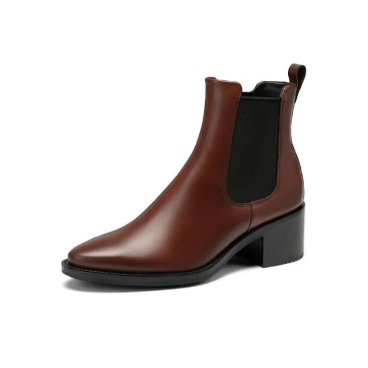Ecco Shaping Collection Short Chelsea Boots Women's Brown-1