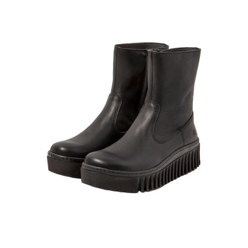 Art Ankle Boots 4cm Women's Black-1