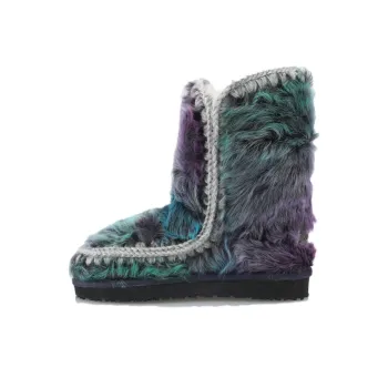 K.D.KENAZ Fuzzy Pet Collection Warm Slip-Resistant Coverage Snow Boots Women's Icelandic Aurora