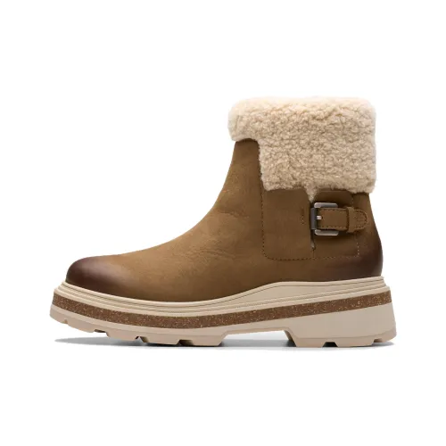 Clarks Ankle Boots Unisex Deep Sand