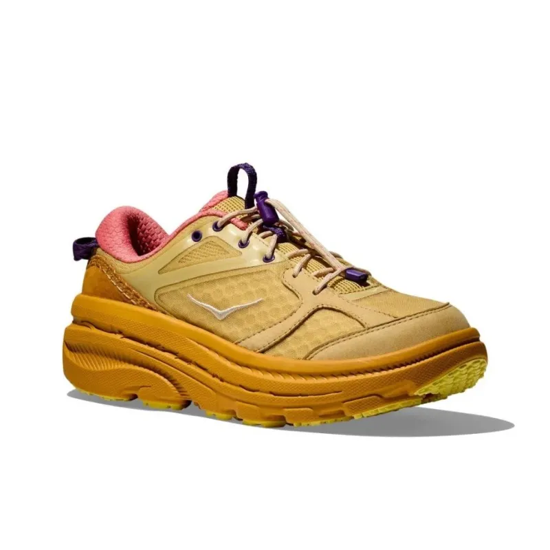 HOKA ONE ONE Bondi B3LS Flaxseed Varsity Yellow-3