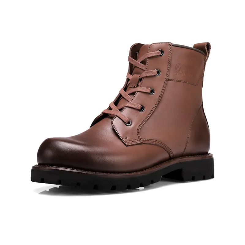 Strongman 3515 Men's Boots Outdoor Boots Versatile Wear-Resistant Saucony Men's Unlined Boots Men's Black Brown-6