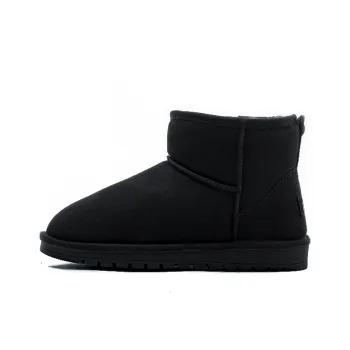 Warrior Short Snow Boots Unisex Black