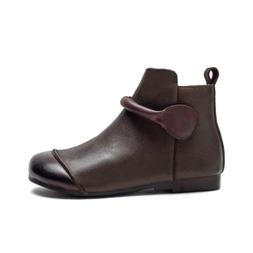 Jay Ankle Boots Women's Gray/Coffee
