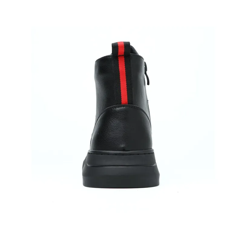 MODENGPAN Ankle Boots Men's Black-2