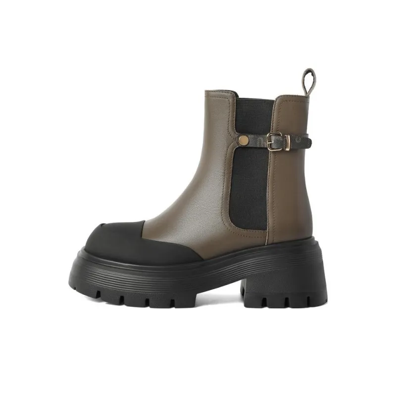 BELLE Short Chelsea Boots 6.5cm Women's-8