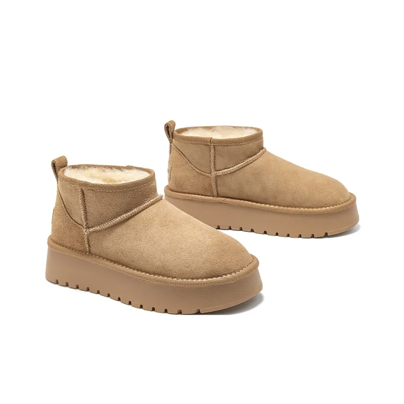Beau Today Snow Boots Women's Camel/Black/Apricot-1