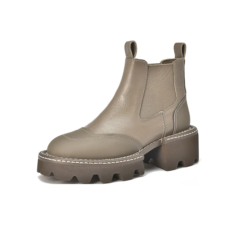 MOONIIEE Short Chelsea Boots Women's-6