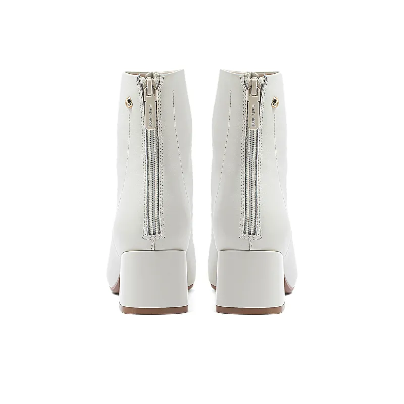 COMELY Ankle Boots Women's Black/Ecru-4
