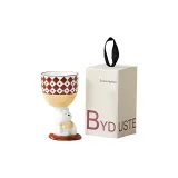 Bear Highball Glass-Brown Diamond Pattern (with Handheld Ribbon Gift Box)