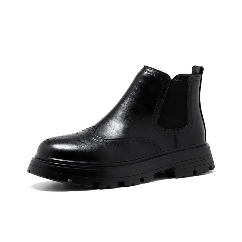 Cachiotti Short Chelsea Boots Men's Black-0
