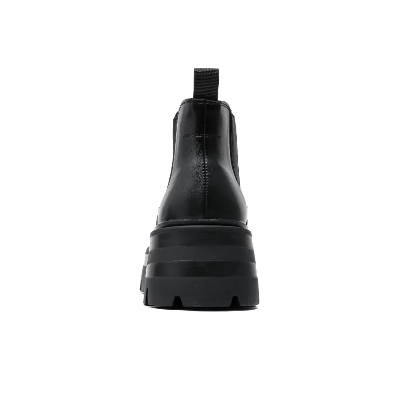 Chi Wolf Short Chelsea Boots Men's Black-4