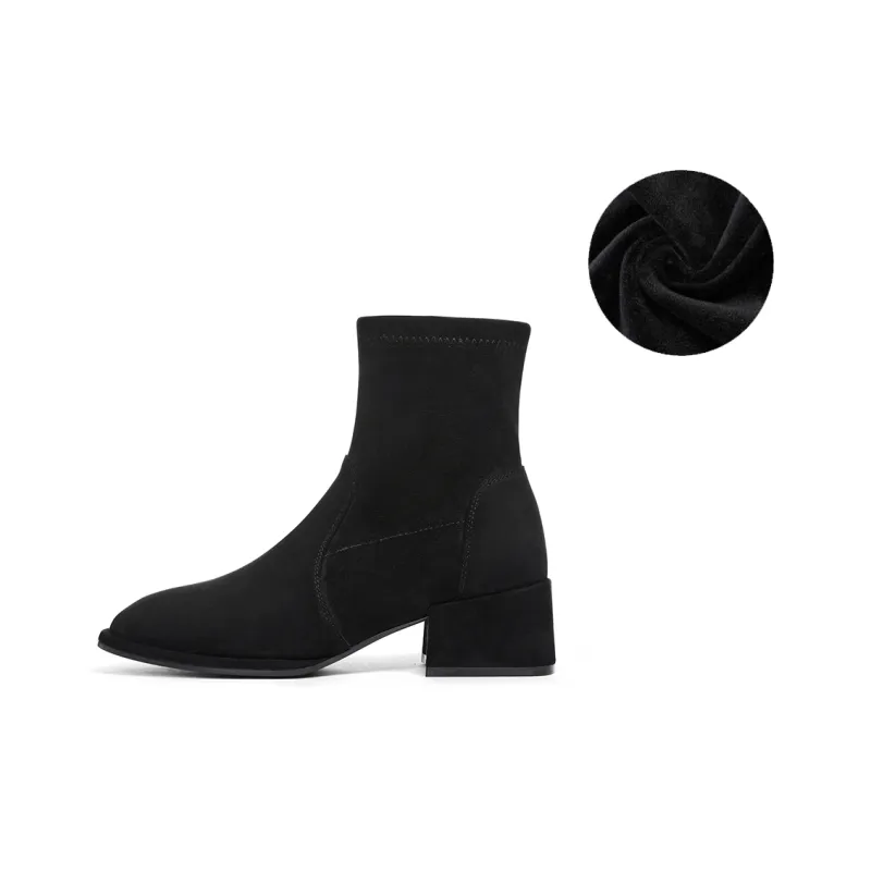 ELLE Ankle Boots 4.5cm Women's Black-2