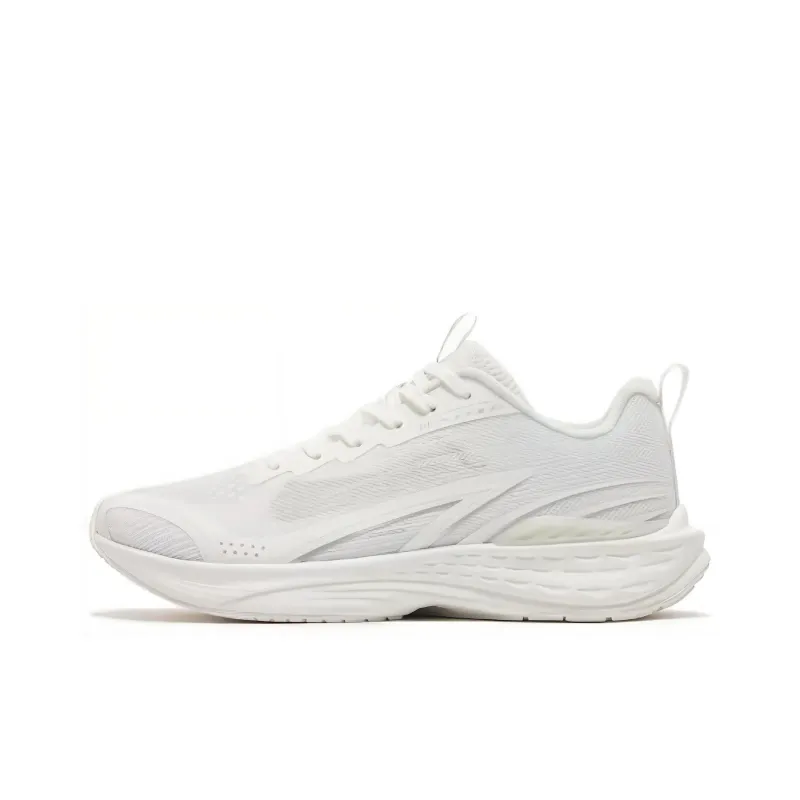 361° Flying Fish 3.0 Cushioning Wear Resistant Low Top Running Shoes Women's White-0