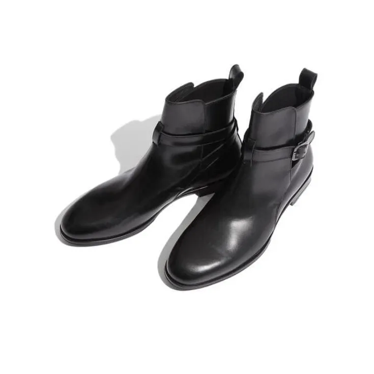 SCAROSSO Lara Buckled Ankle Boots Women's-2