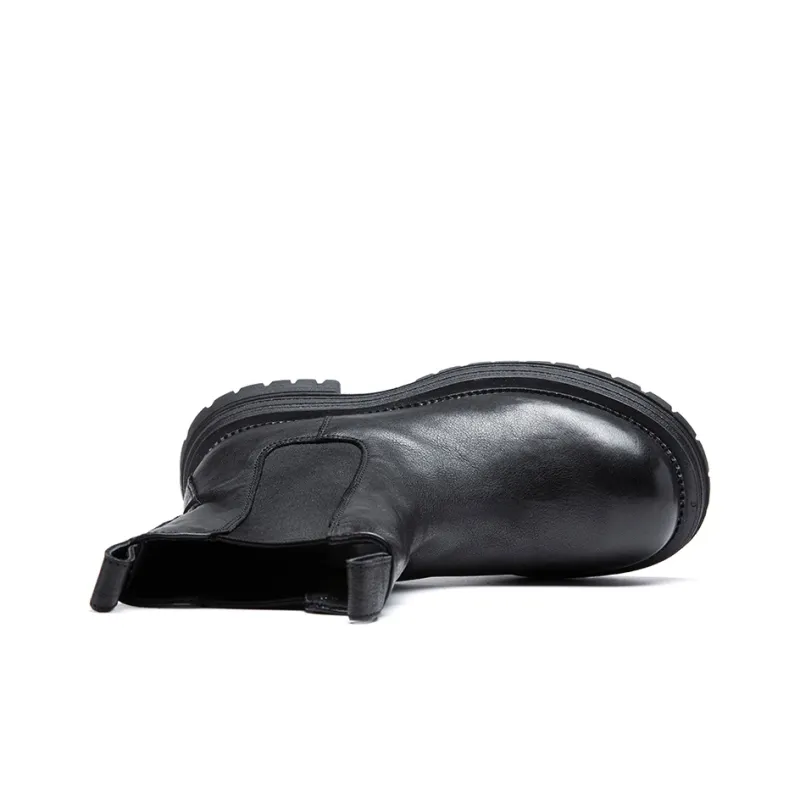 Anthony Miles Short Chelsea Boots Women's Black-2