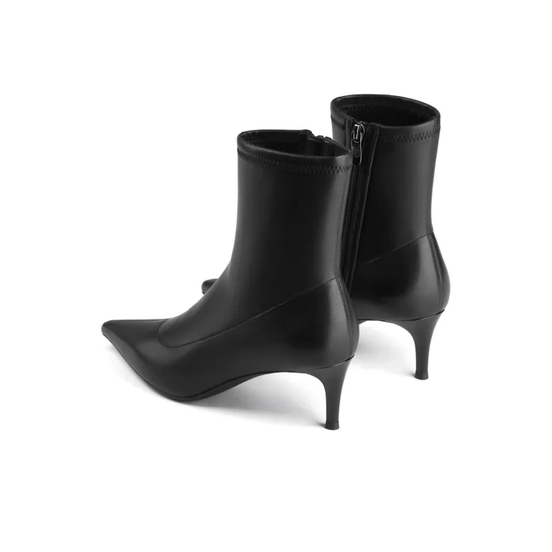 73Hours Multi Faceted Elegant Ankle Boots 6cm Women's-7