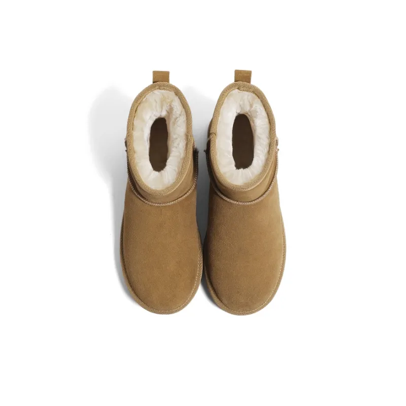 HUANQIU Short Snow Boots Unisex-1