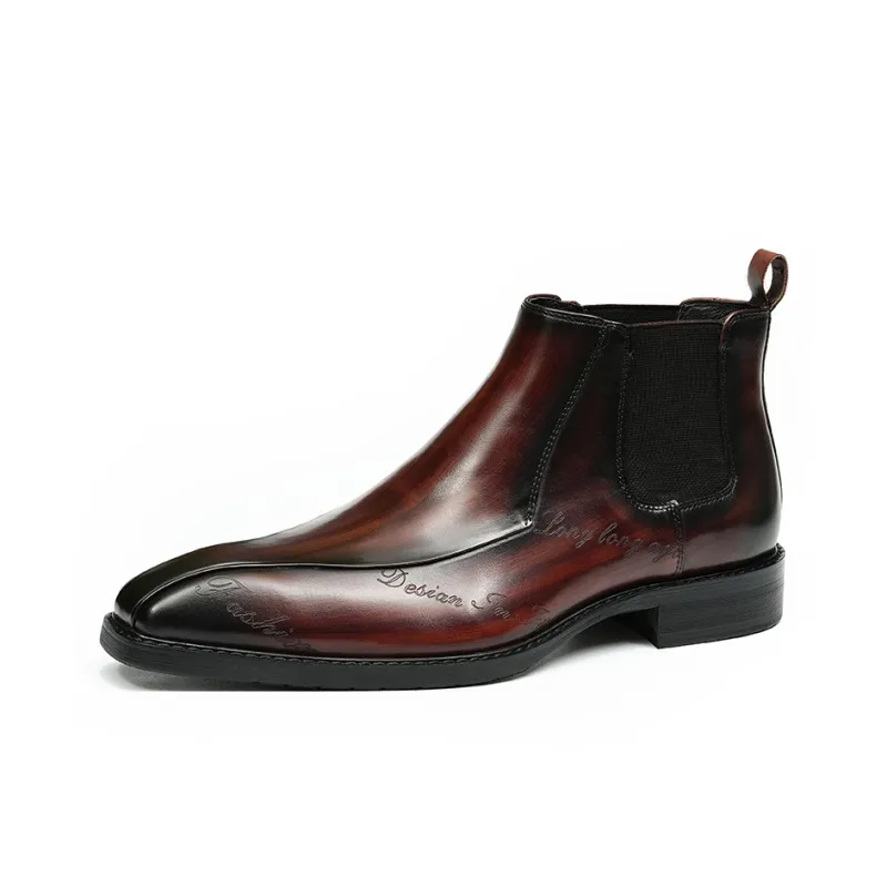 ASTON M.JAZZ Short Chelsea Boots Men's-10