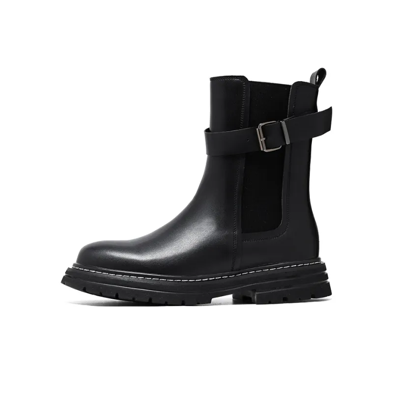 Cachiotti Knee High Chelsea Boots Men's Black-0