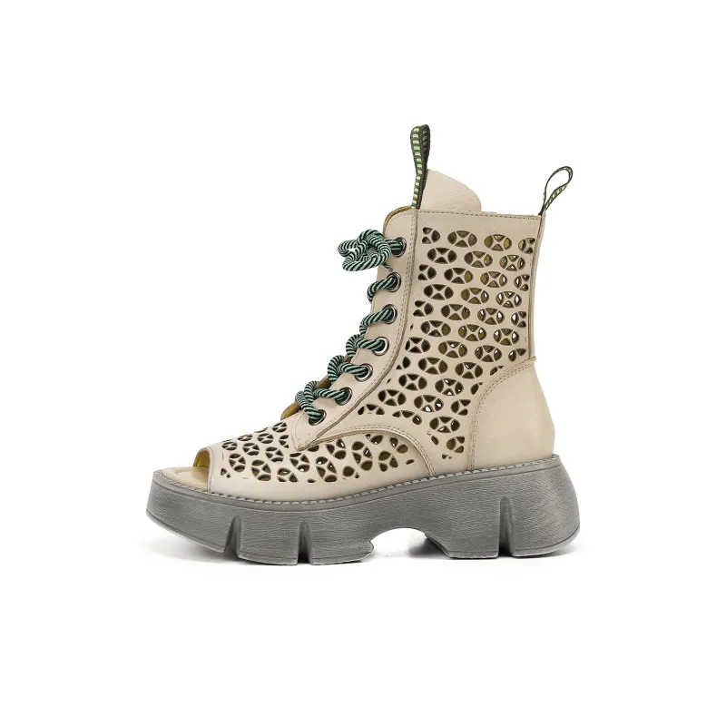 PIERCE GENTRY Ankle Boots 5.5cm Women's-6