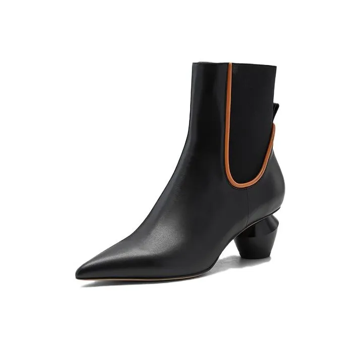 NINE WEST Ankle-Length Chelsea Boots 5.5cm Women's-6