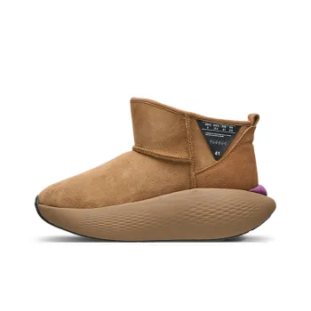 VESSEL Shake Shake Music Warm Height Increasing Short Snow Boots Unisex Brown
