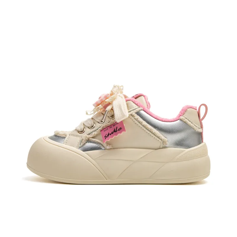 STAE Warm Wear-Resistant Slip-Resistant Low-Top Skateboard Shoes Women's Box Included-7