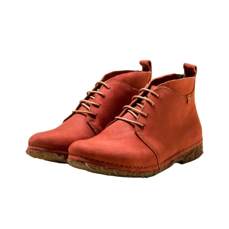 El Naturalista ANGKOR Ankle Boots 2cm Women's Orange Red-1