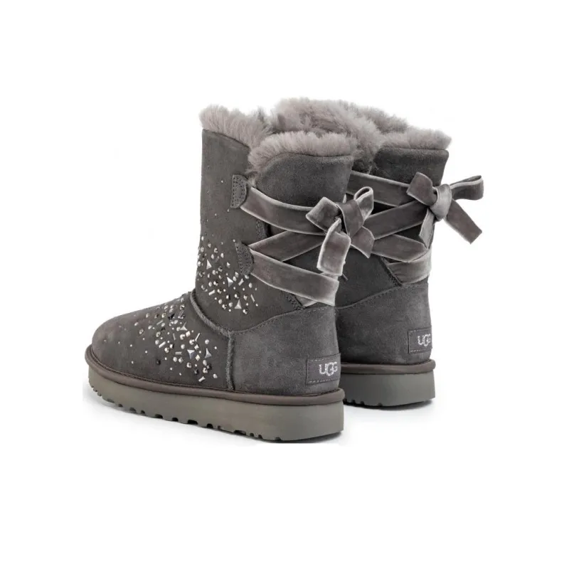 UGG Classic Galaxy Bling Short Boots 'Grey' Women's-2
