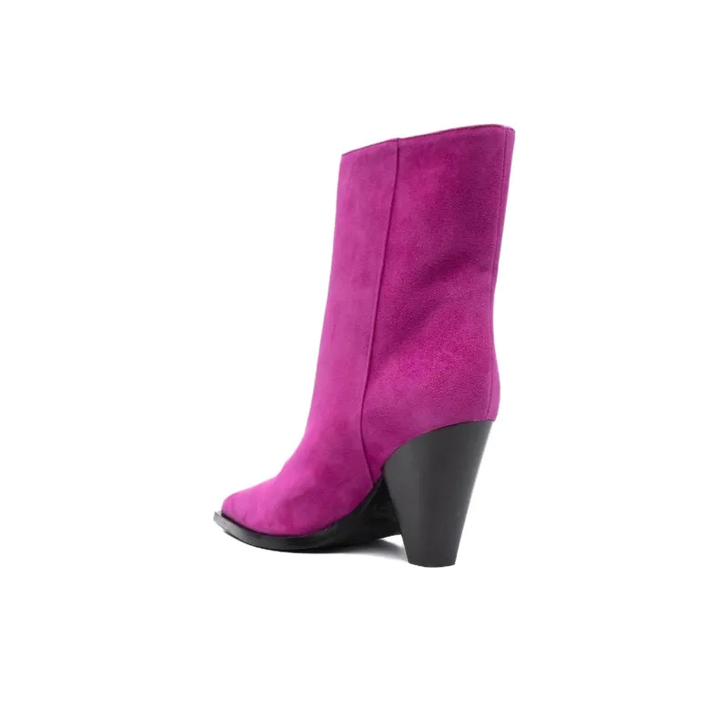 SCAROSSO Emily Suede Boots Women's-3