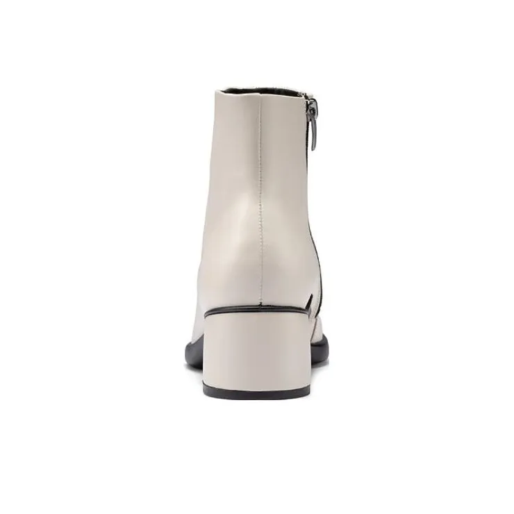 Ecco Ankle Boots 5.5cm Women's Lime Gray-3