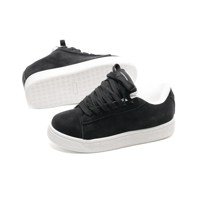 KAAVER OTTO Slip Resistant, Abrasion Resistant, Lightweight, Breathable Low Top Skateboard Shoes Women's Box-23
