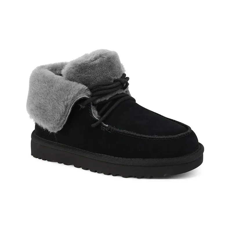 UGG Diara Lacing Fleece Lined Black Women's-2