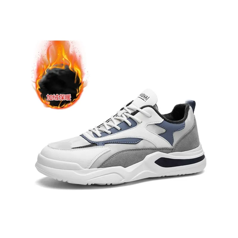 Desert Ram Cushioned Slip-Resistant Lightweight Height Increasing Warm Low-Top Casual Shoes Men's-11