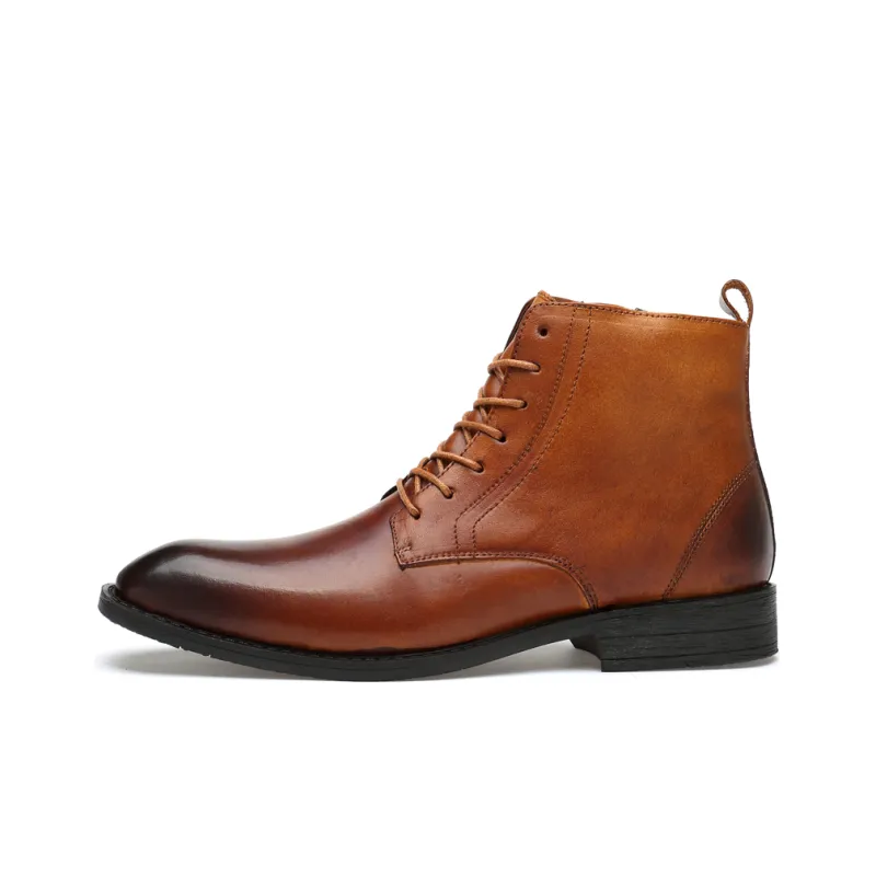 XIMO BULL Ankle Length Martin Boot 3cm Men's-8