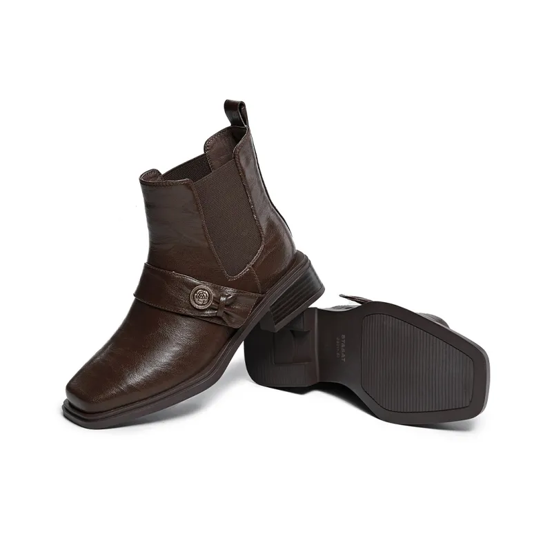 ST&SAT Short Chelsea Boots 3.5CM Women's-9