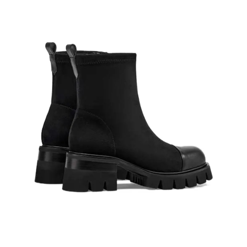 ZSAZSAZSU Ankle Boots 6.5cm Women's Black-4