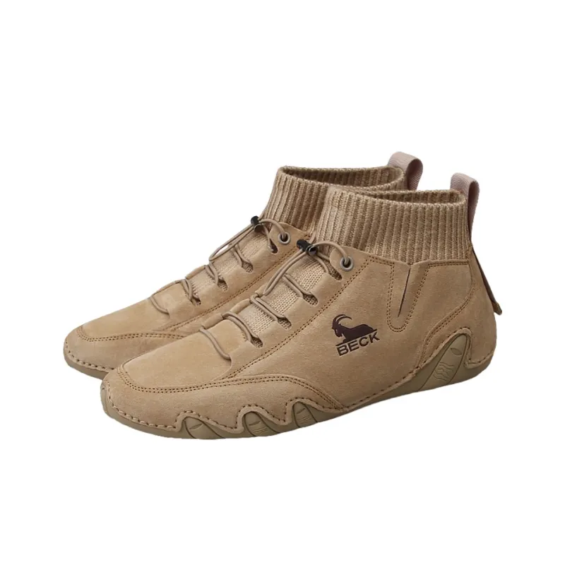 BECK Ankle Boots Men Sand/Gray/Brown-14