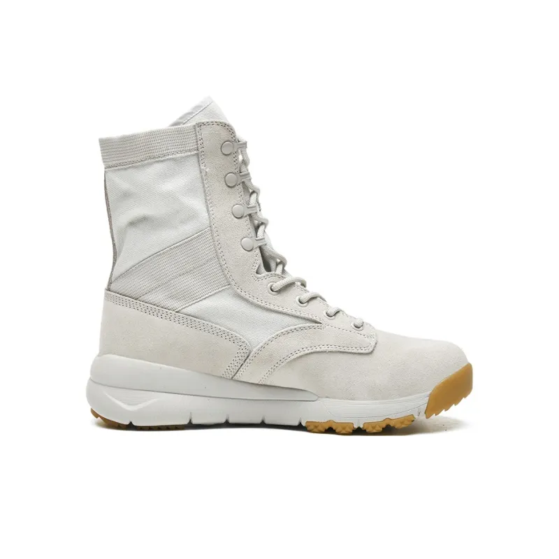 XIANGGUAN Breathable Cushioning Crew Outdoor Boots Unisex Jazz White-1