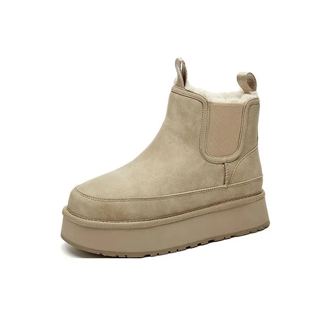 DAPHNE Abrasion-Resistant Short Snow Boots Women's-4