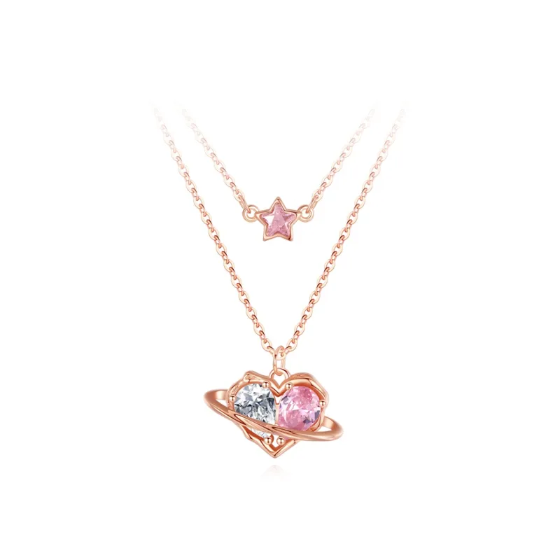 Nine Music S925 Silver Necklaces Women's-0