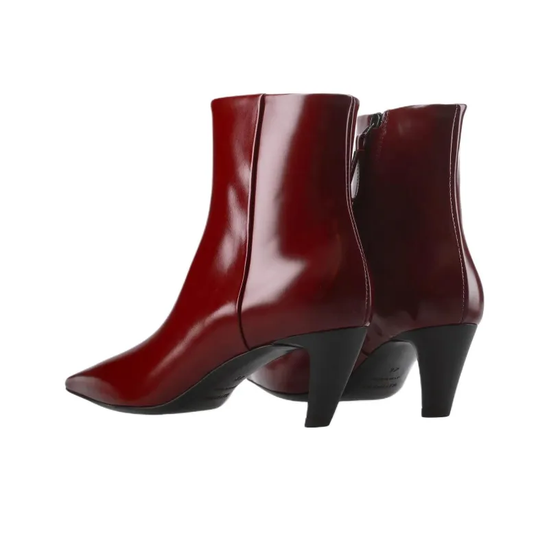 PREMIATA Bordeaux Cher Ankle Boots Women's Red-4