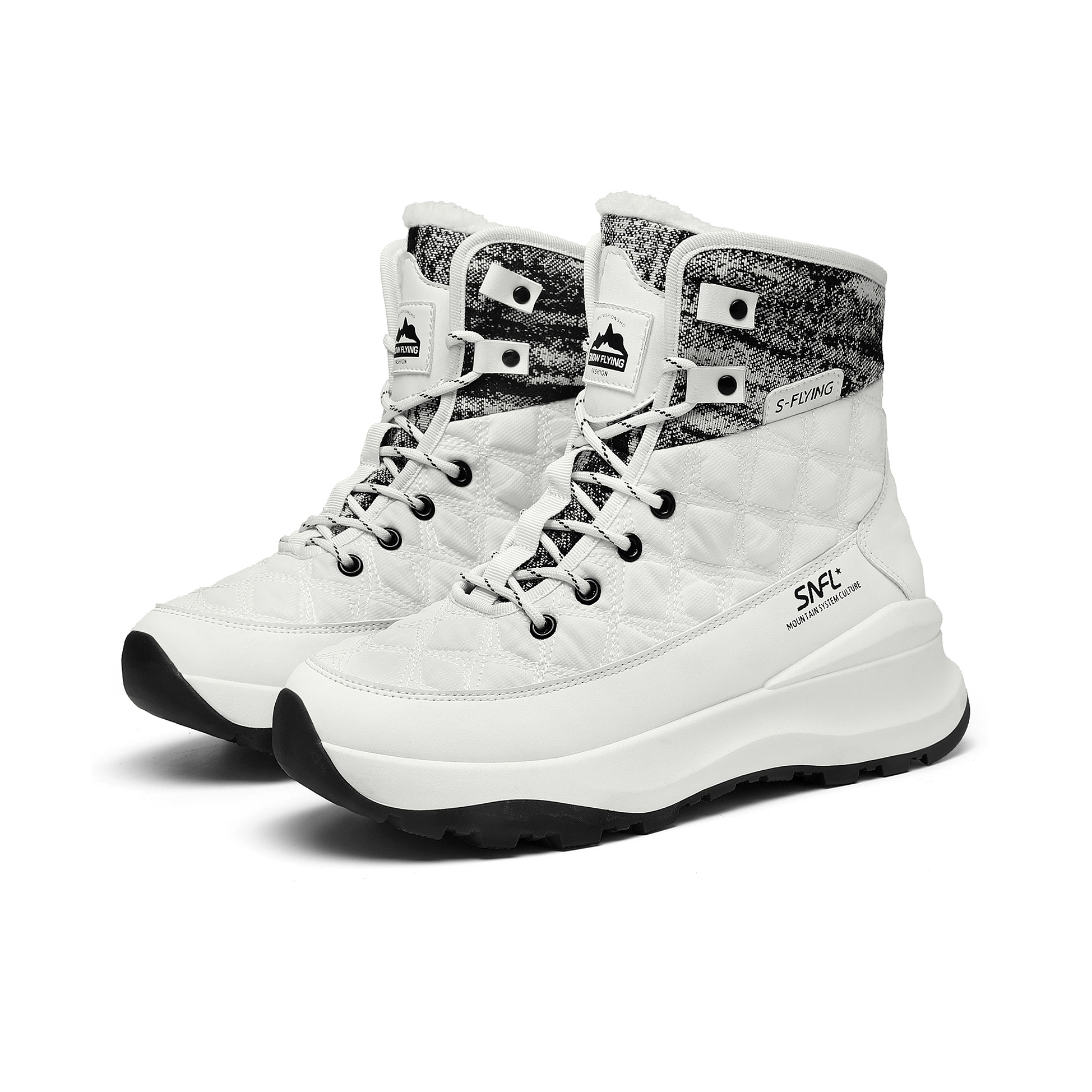 SNOW FLYING Short Snow Boots Unisex - POIZON
