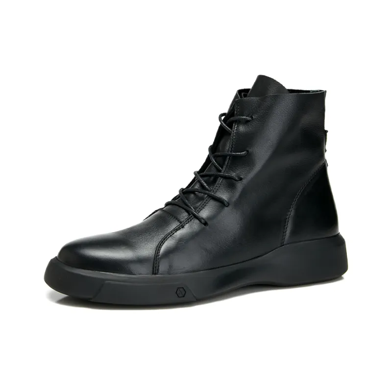 Brounvanm Ankle Boots Men Black/Gray/Brown-3