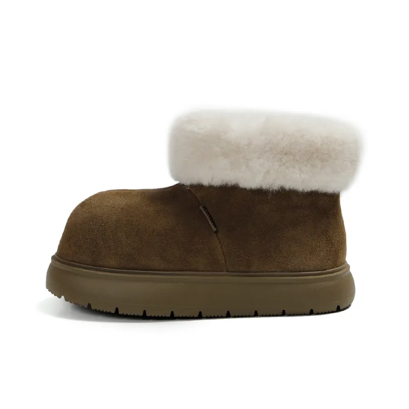Earl Cat Durable Warm Short Snow Boots Women's-5