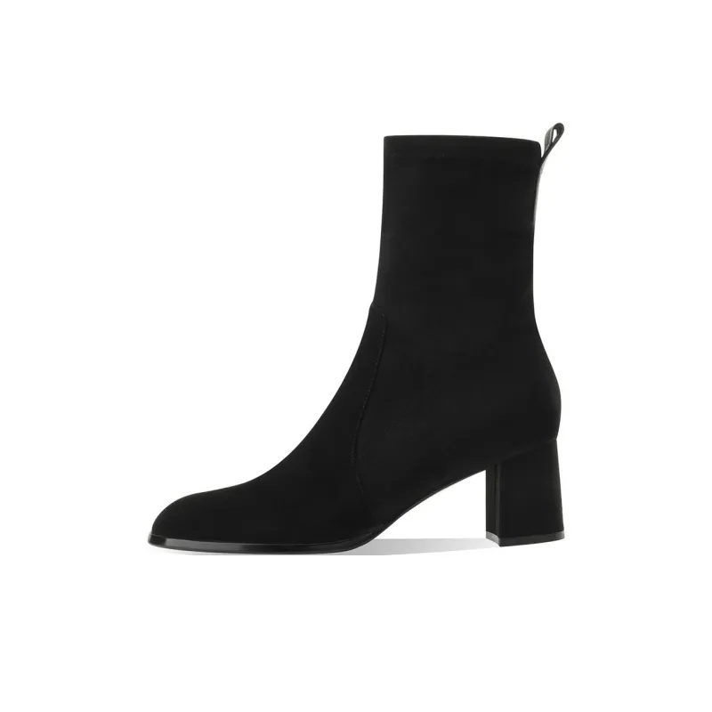 BOERDIQI Ankle Boots Women's Black-0