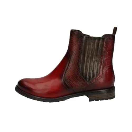Bugatti Short Chelsea Boots Women's Red