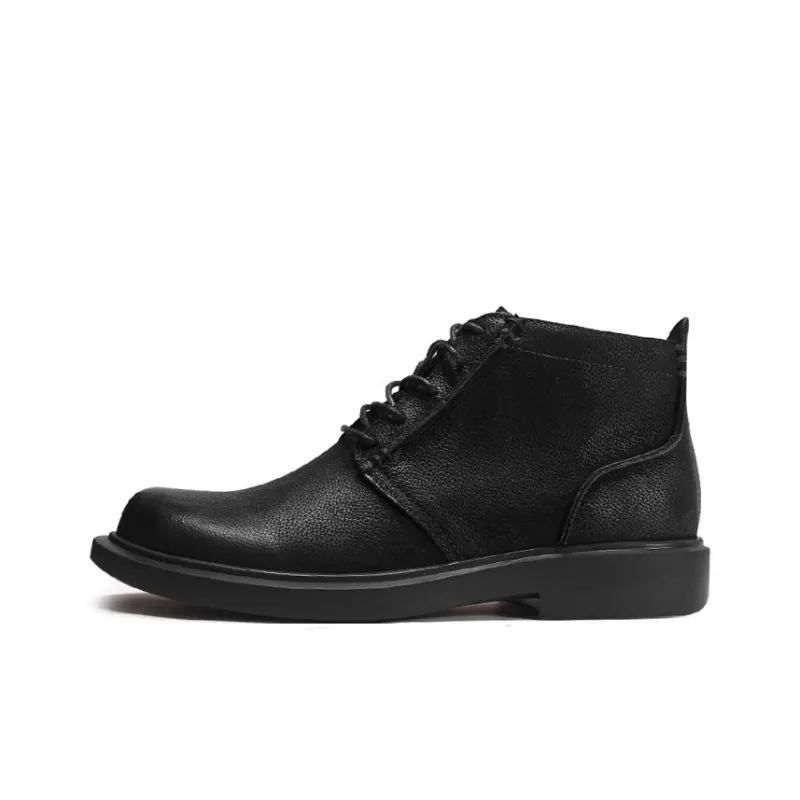 Voguhomme Ankle Boots Men Brown-5